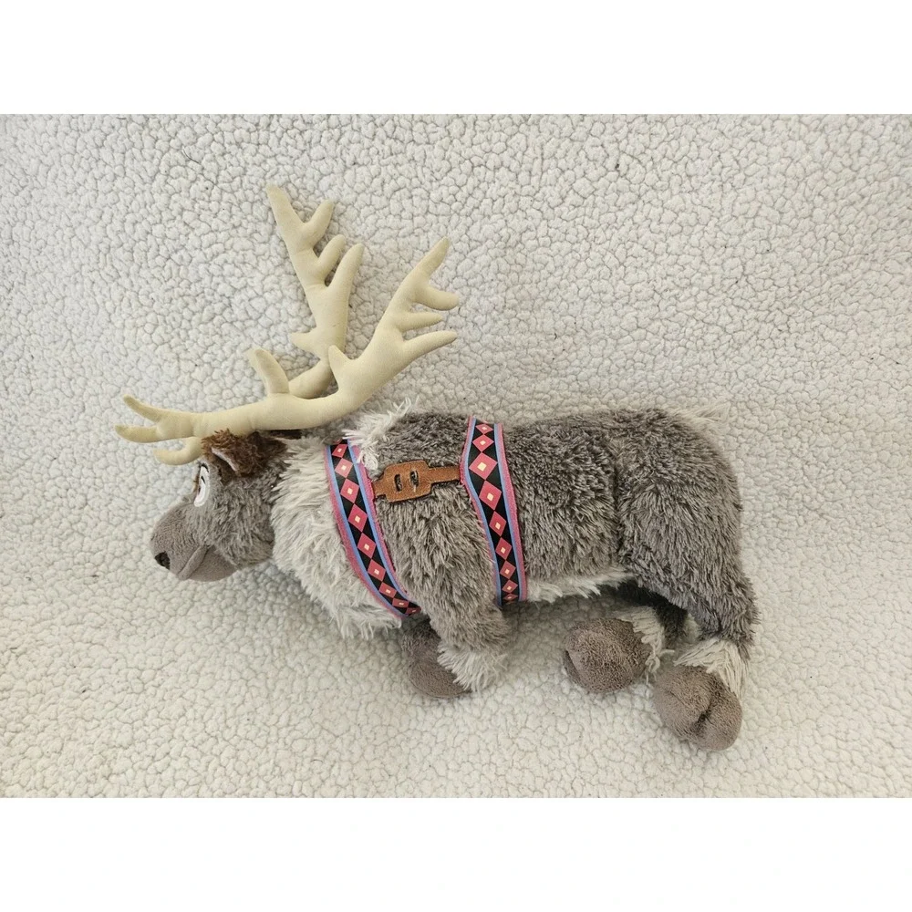 Disney Store Frozen Sven Reindeer‎ Plush Toy Stuffed Animal Approx 16
